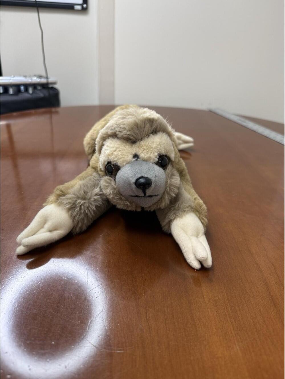 FAO Schwarz 15" Sloth Cuddly Stuffed Animal Plush